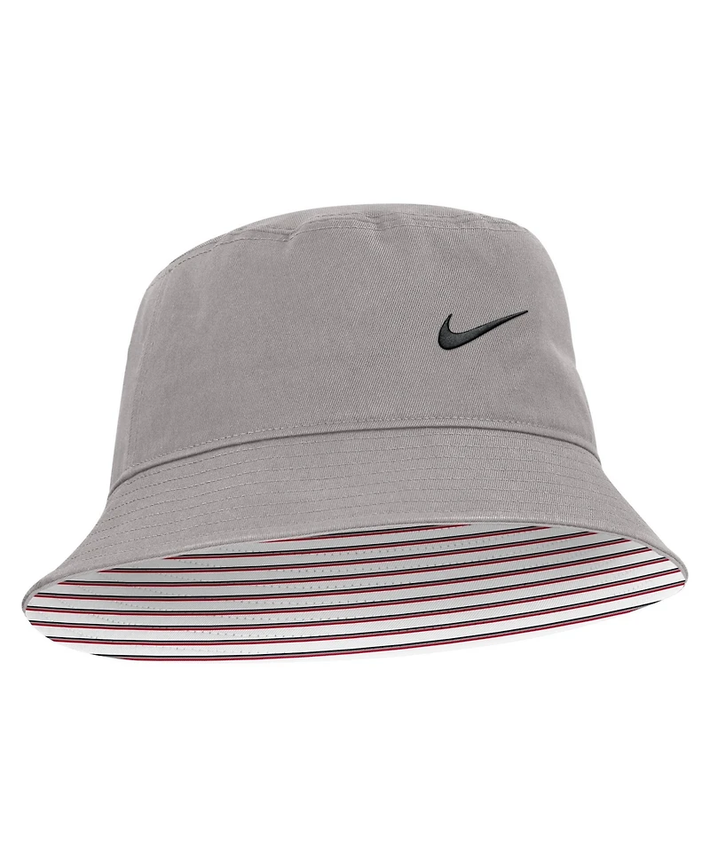 Men's and Women's Nike Gray Georgia Bulldogs Primetime Apex Bucket Hat