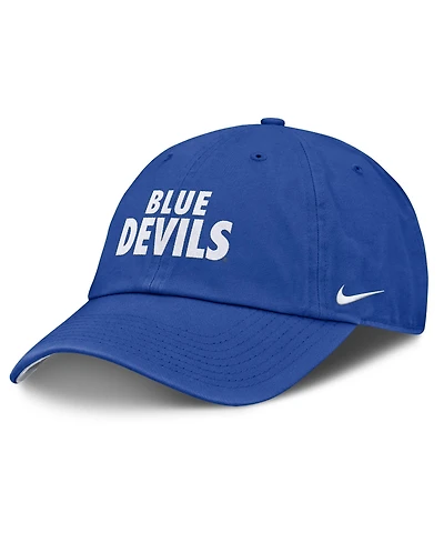 Men's and Women's Nike Royal Duke Blue Devils Primetime Chant Club Adjustable Hat