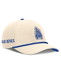 Men's and Women's Nike Natural Duke Blue Devils Legacy Vintage Rope Rise Adjustable Hat