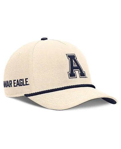 Men's and Women's Nike Natural Auburn Tigers Legacy Vintage Rope Rise Adjustable Hat