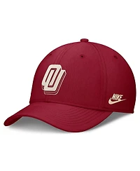 Nike Men's Crimson Oklahoma Sooners Dri-fit Vintage Rise Swooshflex Flex Hat