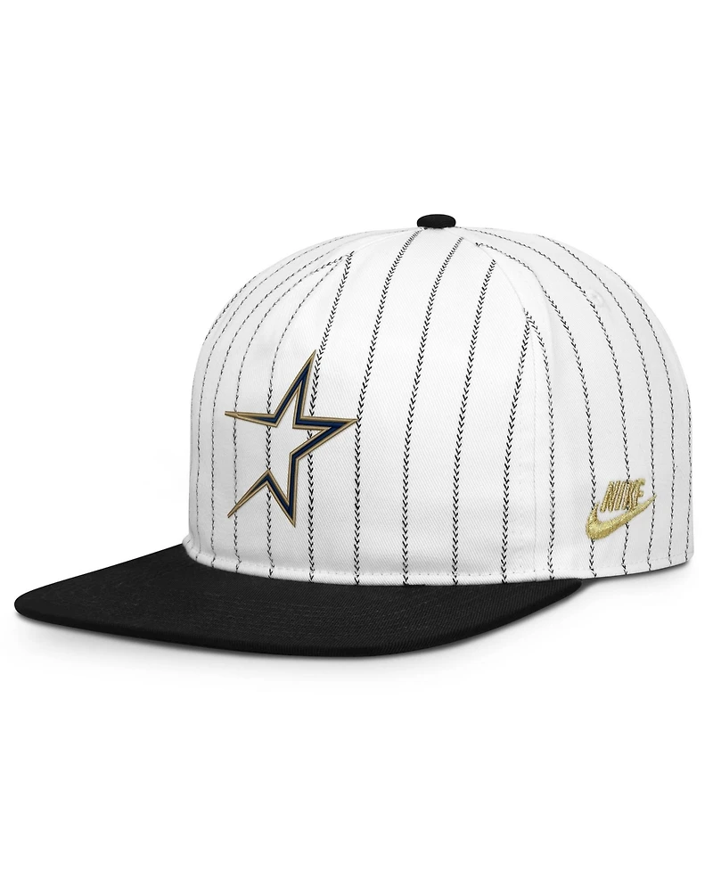 Men's Nike White/Black Houston Astros Cooperstown Collection Pro Adjustable Hat