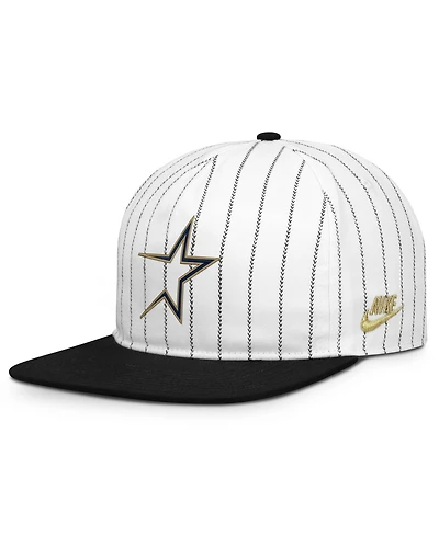 Men's Nike White/Black Houston Astros Cooperstown Collection Pro Adjustable Hat
