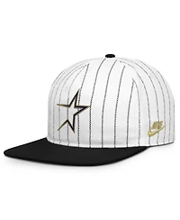 Men's Nike White/Black Houston Astros Cooperstown Collection Pro Adjustable Hat