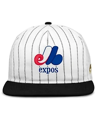 Men's Nike White/Black Montreal Expos Cooperstown Collection Pro Adjustable Hat