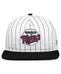 Men's Nike White/Black Minnesota Twins Cooperstown Collection Pro Adjustable Hat