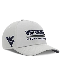 Men's Nike Gray West Virginia Mountaineers 2026 Sideline Dri-fit Rise Adjustable Hat