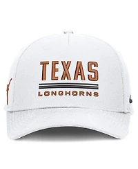 Nike Men's White Texas Longhorns 2026 Sideline Dri-fit Rise Adjustable Hat