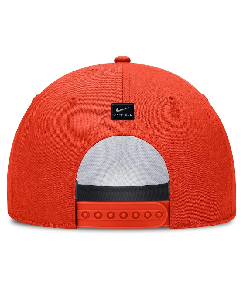 Nike Men's Orange Auburn Tigers 2026 Sideline Dri-fit Rise Adjustable Hat