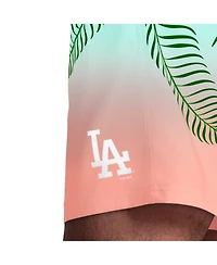Margaritaville Men's Mint Los Angeles Dodgers Sunset on the Beach Swim Shorts