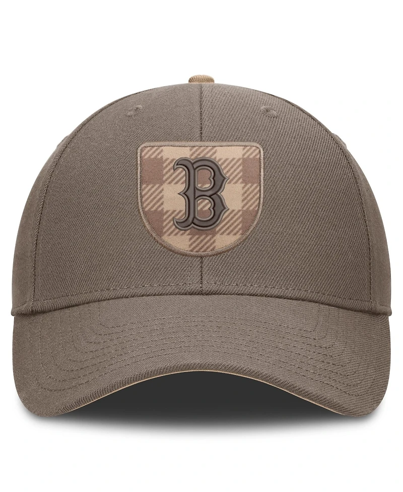 Nike Men's Brown Boston Red Sox Statement Rise Adjustable Hat