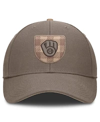 Nike Men's Brown Milwaukee Brewers Statement Rise Adjustable Hat
