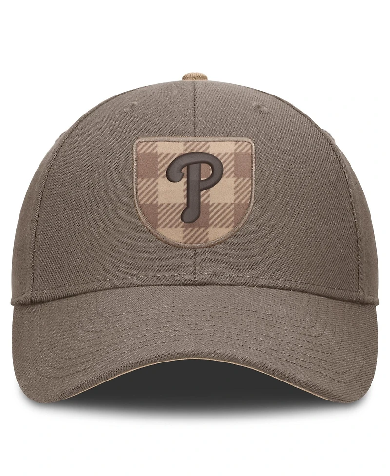 Nike Men's Brown Philadelphia Phillies Statement Rise Adjustable Hat