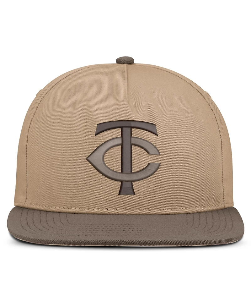 Nike Men's Light Brown Minnesota Twins Statement Adjustable Hat