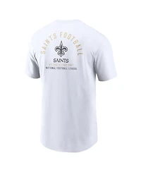 Nike Men's White New Orleans Saints Split Logo T-Shirt