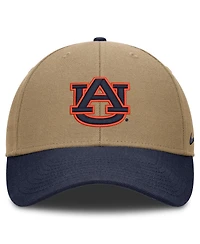 Men's and Women's Nike Beige/Navy Auburn Tigers Primetime Rise Dri-fit Adjustable Hat