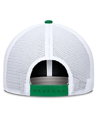 Nike Men's and Women's Green/White Oregon Ducks Primetime Arched Trucker Adjustable Hat