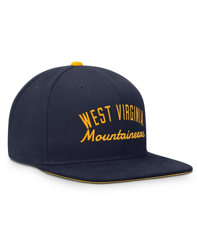 Nike Men's Navy West Virginia Mountaineers Legacy Snapback Hat