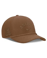 Nike Men's and Women's Tan Arizona Wildcats Campus Prep Tonal Rope Rise 5-Panel Adjustable Hat
