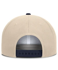Nike Men's and Women's Natural/Navy West Virginia Mountaineers Campus Prep Snapback Hat