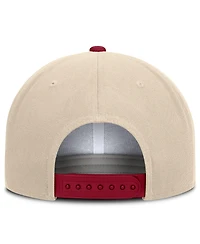Nike Men's and Women's Natural/Cardinal Stanford Cardinal Campus Prep Snapback Hat