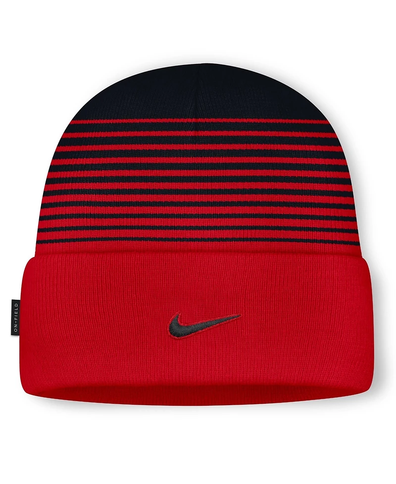Men's and Women's Nike Red/Black Georgia Bulldogs On-Field Utility Knit Hat