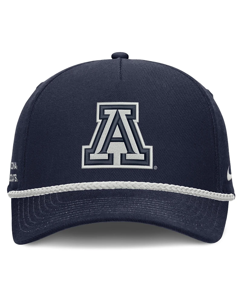 Men's and Women's Nike Navy Arizona Wildcats Rope Rise Adjustable Hat