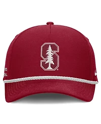 Men's and Women's Nike Crimson Stanford Cardinal Rope Rise Adjustable Hat