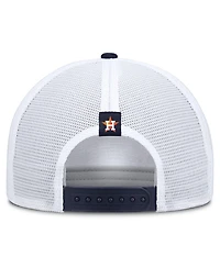 Men's Nike Khaki/Navy Houston Astros Rise A-Frame Trucker Adjustable Hat