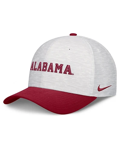 Nike Men's and Women's White/Crimson Alabama Crimson Tide Primetime Rise Adjustable Hat