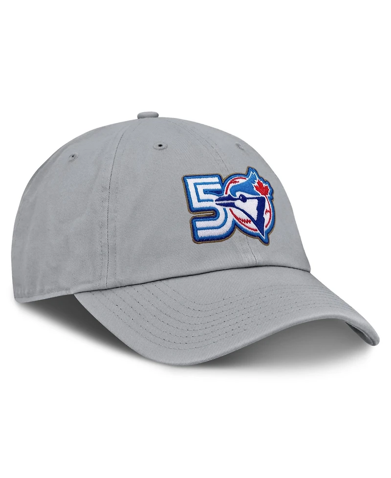 Men's Nike Gray Toronto Blue Jays 50th Season Club Adjustable Hat