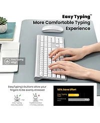 Lofree Wireless Rechargeable Silent Keyboard and Mouse Set