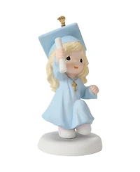 Precious Moments Graduation Girl With Cross Figurine