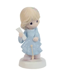 Precious Moments Graduation Blonde Girl Figurine