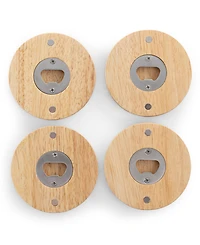Toscana America250 Coasters with Bottle Openers, Set of 4