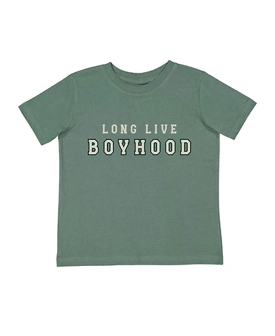 Sweet Wink Toddler Boys (2T - 4T) Long Live Boyhood Short Sleeve T-Shirt