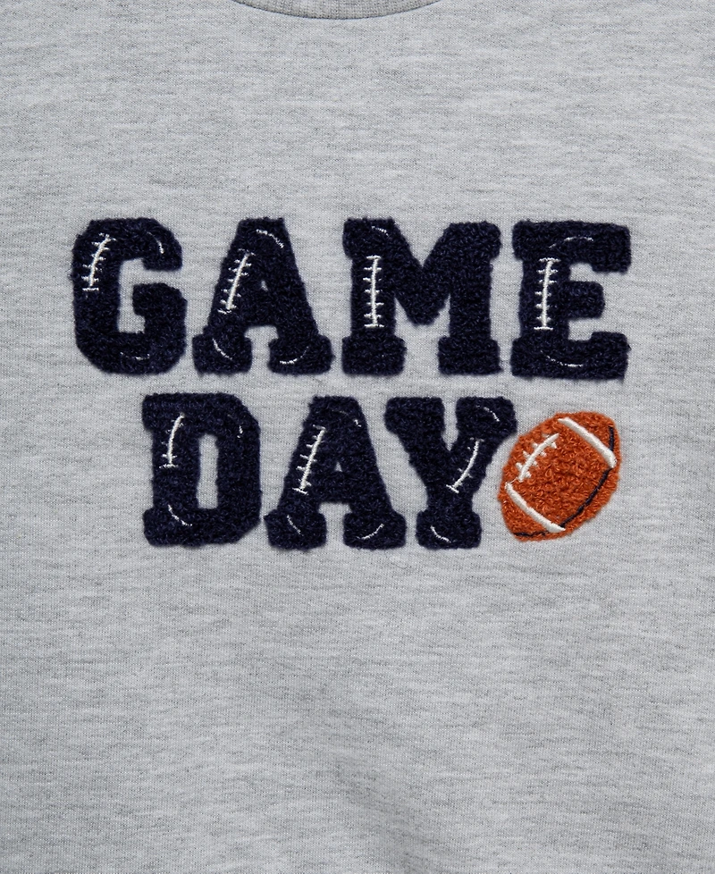 Little Me Baby Boys' Game Day Graphic Sweatshirt and Pants, 2-Piece Set