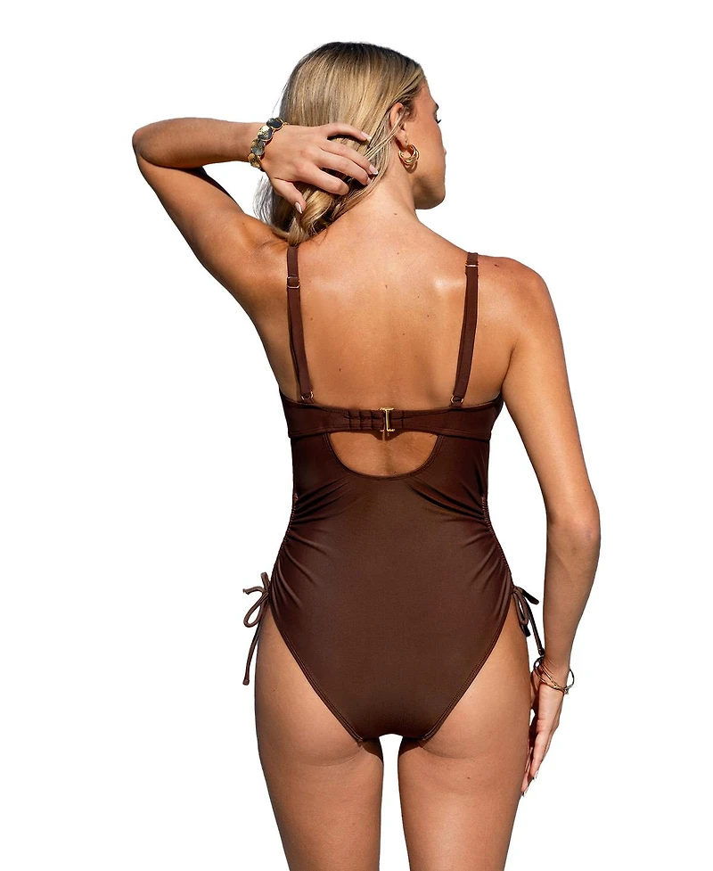 Cupshe Women's Mesh Cutout One Piece Swimsuit