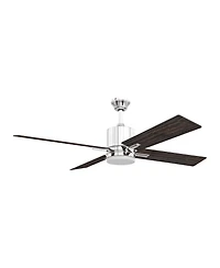 52" Craftmade Teana Chrome Led Ceiling Fan with Wall Control