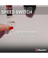 Razor Pocket Mod - Miniature Euro-Style Electric Scooter for Ages 8+, Roma