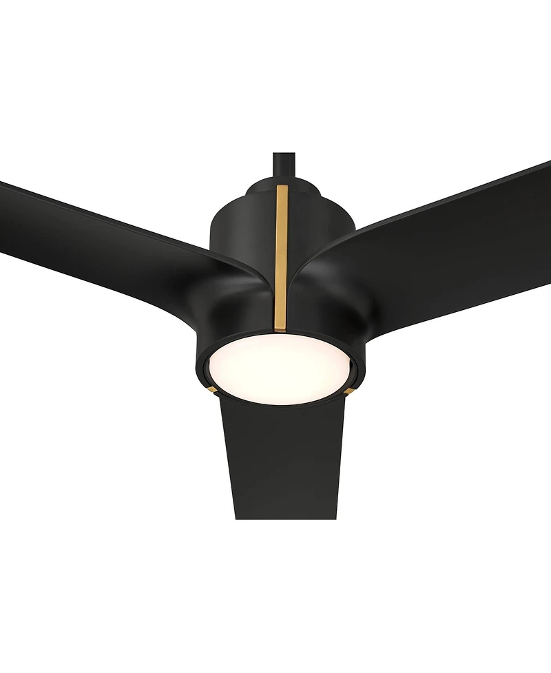 60" Casa Vieja Aero Matte Led Ceiling Fan with Remote