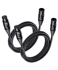 Lofree 2 Pack Xlr Microphone Cables 21 Awg Oxygen Free Copper Balanced Audio Cord