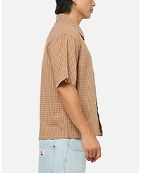 Carre Men's Grid Button Up Shirt