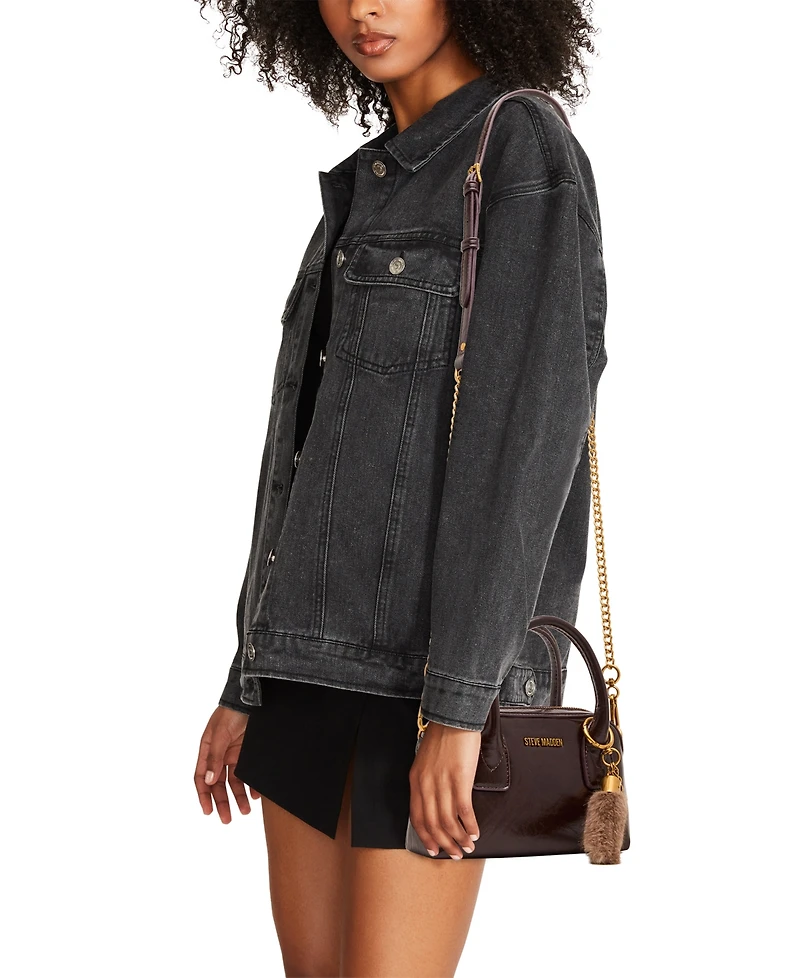 Steve Madden Melodie with Scarf Small Satchel Handbag