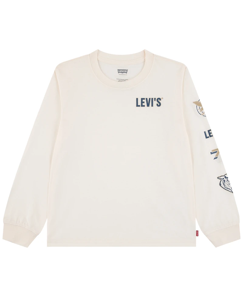 Levi's Boys' 8-20 Collegiate Icons Long-Sleeve T-Shirt