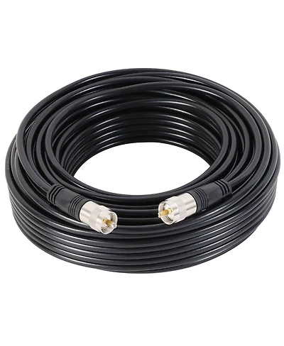 Lofree RG8X 50 Ohm Tin-Plated Copper Uhf PL259 Connectors Coaxial Cable