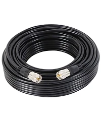 Lofree RG8X 50 Ohm Tin-Plated Copper Uhf PL259 Connectors Coaxial Cable