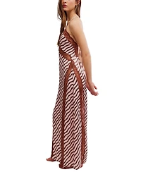Free People Women's Some Kind of Love Lace V-Neck Sleeveless Maxi Dress with Side Slit