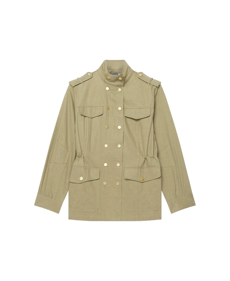 Mint Velvet Women's Washed Four Pocket Shacket