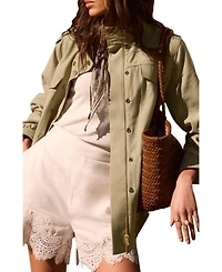 Mint Velvet Women's Washed Four Pocket Shacket